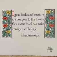 I go to books and to nature ... / John Burroughs