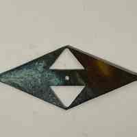 Hoole Flame Rhombus with Triangle Stamp Die Template, Design 2511