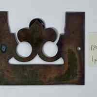 Hoole Fleur de Lis on Stem Stamp Die Template, Design 1896