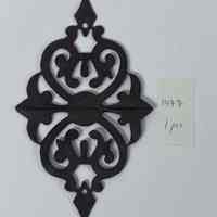 Hoole Damask Diamond Floral, Sprig, and Leaf Template, Design 1477