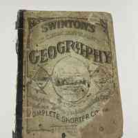 Book Cover/ Swinton’s Elementary Geography / William Swinton