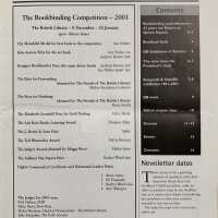 Designer Bookbinders newsletter; No. 117; Winter 2001.