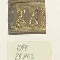 Hoole Bud and Circle Scroll Stamp Die, Design 1098