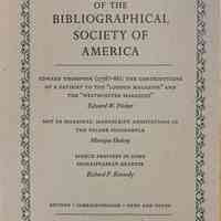 The papers of the Bibliographical Society of America. Vol. 92:2 : June 1998.