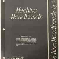 Machine Headbands, sample card #1710-002