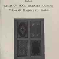 Guild of Book Workers journal. 1980-81; v.19 no.1 & 2.