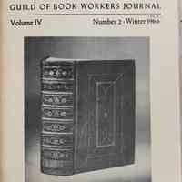 Guild of Book Workers Journal. Winter 1966 (i.e., 1965-66); v.4 no.2