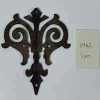 Hoole Damask with Stems, Leaves, and Flower Template, Design 1762
