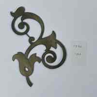 Hoole Boarder With Tulip and Swirling Leaves, Design 1352