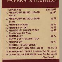 Archival Quality Papers & Boards