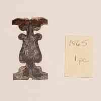 Hoole Pillar Column Curl Ornate Harp Stamp Die Template, Design 1965