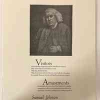 Visitors are no proper companions in the chamber of sickness ... / Samuel Johnson