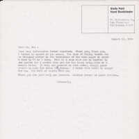 Letter to Oka from Patri describing her drying boards