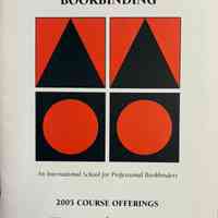 American Academy of Bookbinding, 2005 course offerings