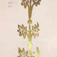 Hoole Stem With Six Flowers Template, Design 1254