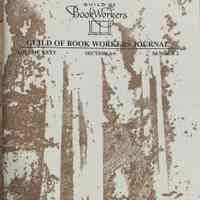 Guild of Book Workers Journal. Vol. 35 no.2 sec.A