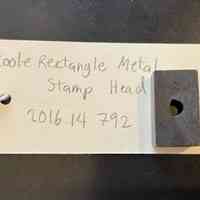 Hoole Rectangle Metal Stamp Head