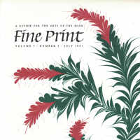 Fine Print; Vol 7 No 3. July 1981