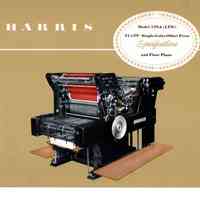 Harris Model 128A (LTW) 21x28" Single-Color Offset Press Specifications and Floor Patterns