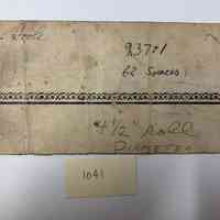 Hoole Arching Floral Scroll Stamp Roll Example, Design 1041