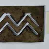 Hoole Chevron Stamp Die Template, Design 1873