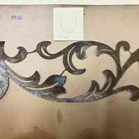 Hoole Curling Leaf Pattern Stamp Die Template, Design 2546