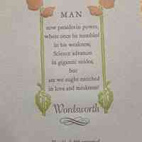 Man now presides in power