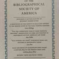 The papers of the Bibliographical Society of America. Vol. 92:4 : December 1998