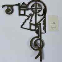 Hoole Corner Geometric Stems with Cross Template, Design 1702