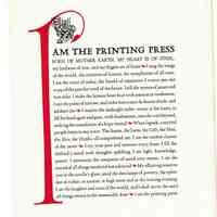 I am the Printing Press