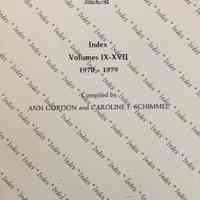 Index [Guild of Book Workers Journal]. Volumes IX-XVII, 1970-1979 / Compiled by Ann Gordon and Caroline F. Schimmel.