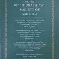 The papers of the Bibliographical Society of America. Vol. 95:3 : September 2001
