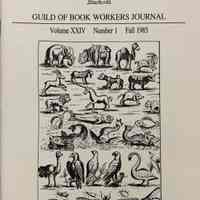 Guild of Book Workers Journal. Fall 1985 ; v.24 no.1