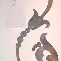 Hoole Curling Lily Template, Design 1245