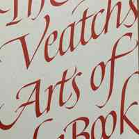 The Veatchs Arts of the Book, Catalogue 42.