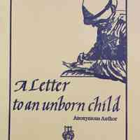 A Letter to an unborn child / [Unknown Yugoslavian]