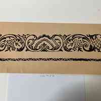 Hoole Shell and Horn and Pointed Leaf Prints, with Design 1020