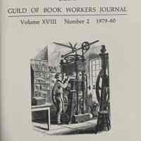 Guild of Book Workers Journal. 1979-80 ; v.18 no.2.