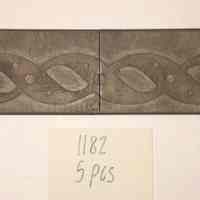 Hoole Rope Pattern With Three Holes Stamp Die, Design 1182