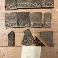 Hoole Pointed Leaves and Bud Stamp Die, Design 1020