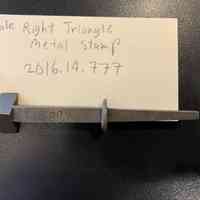 Hoole Right Triangle Metal Stamp