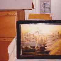 Photo of a framed Japanese piece