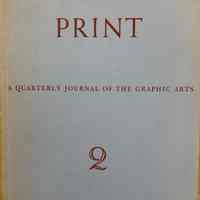 Print : a quarterly journal of the graphic arts ; Vol. 1, No. 2 ; Sep, 1940.