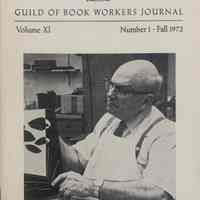 Guild of Book Workers Journal. Fall 1972 : v.11 no.1.