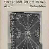 Guild of Book Workers journal. Fall 1965; v.4 no.1
