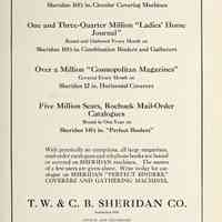 1913 TW & CB Sheridan advertisement The Inland Printer V51