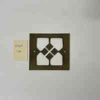 Hoole Flower with Four Diamonds in the Center Stamp Die Template, Design 2365