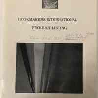 BookMakers International Product Listing