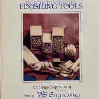 Bookbinders finishing tools catalogue supplement / from P & S Engraving.