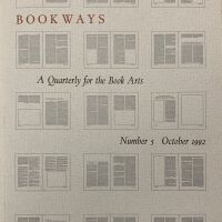 Bookways. No.5 : October 1992
